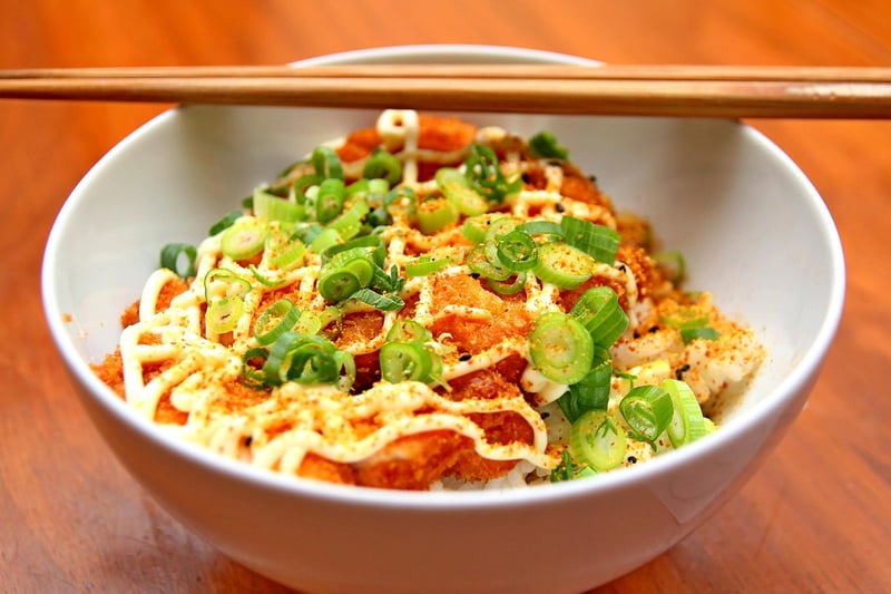 Healthy bowl of food
